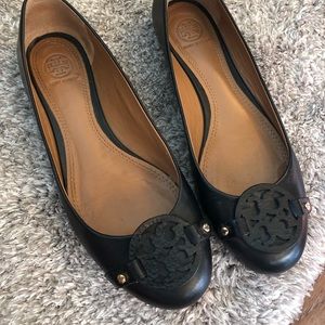 EUC Tory Burch Black Flats